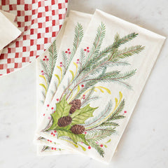Christmas Sprigs Guest Napkins