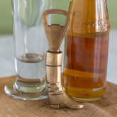 Antiqued Brass Equestrian Boot Bottle Opener