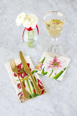Amaryllis Blooms Guest Napkin