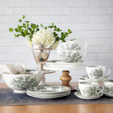 Burleigh Dark Green Asiatic Pheasants Dinnerware