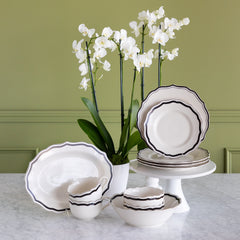 Black Icing on the Cake Dinnerware