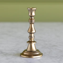 Antique Brass Aluminum Taper Candle Holder (Holds 1/2" Taper)