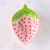 Ceramic Strawberry Shaped Dish