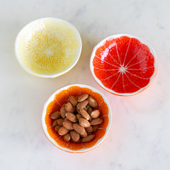 Ceramic Citrus Fruit Shaped Bowl