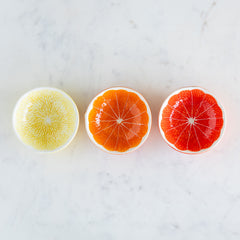 Ceramic Citrus Fruit Shaped Bowl