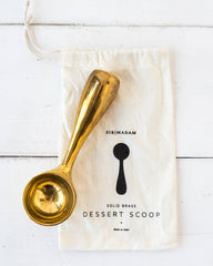 Brass Dessert Scoop