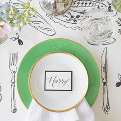 Black Frame Place Card
