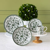 Burleigh Green Regal Peacock Dinnerware