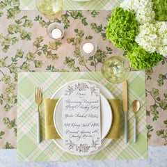 Brown Asiatic Pheasants Table Card