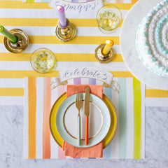 Classic Gold Banner Table Accent