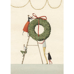 Christmas Wreath Greeting Card