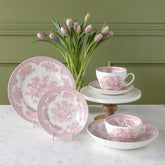 Burleigh Pink Asiatic Pheasants Dinnerware