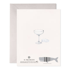 Champagne Tower Card