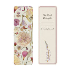 Blush Pressed Petals Bookmarks Set of 3