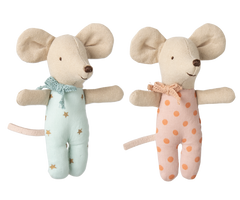 Baby Twin Mice in Matchbox