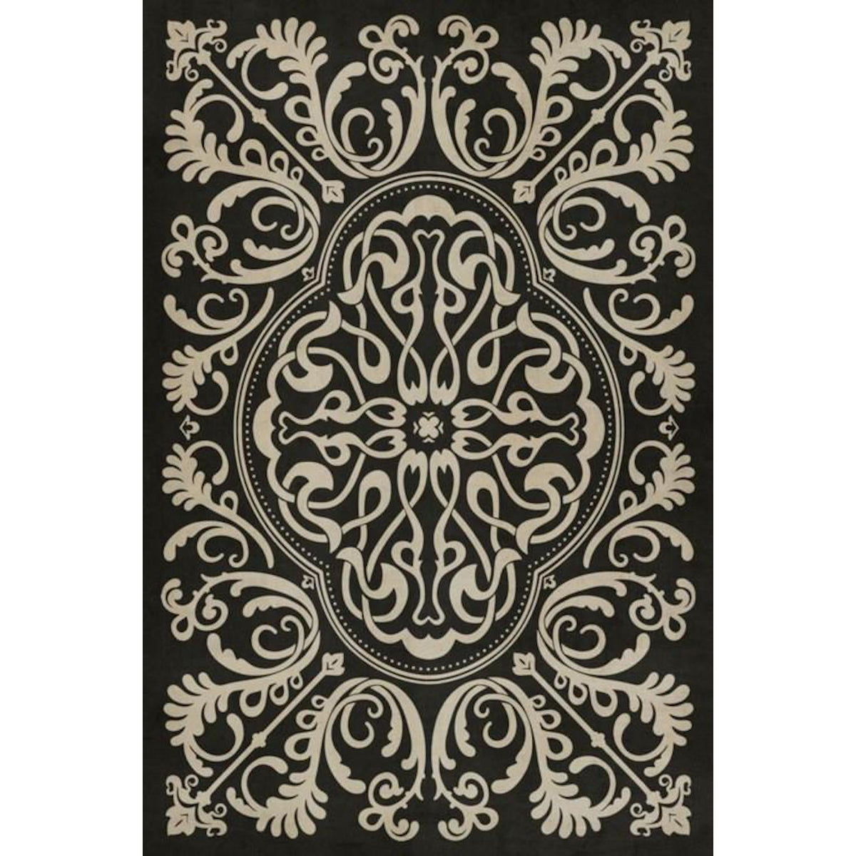 Blackjack Vinyl Rug - Pattern 39
