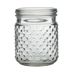 Clear Hobnail Jar