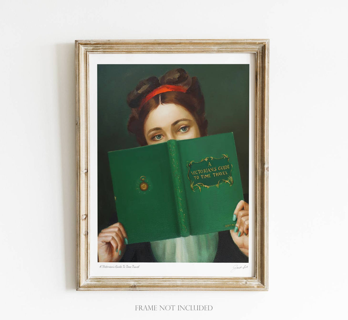 A Victorian's Guide to Time Travel Small Art Print