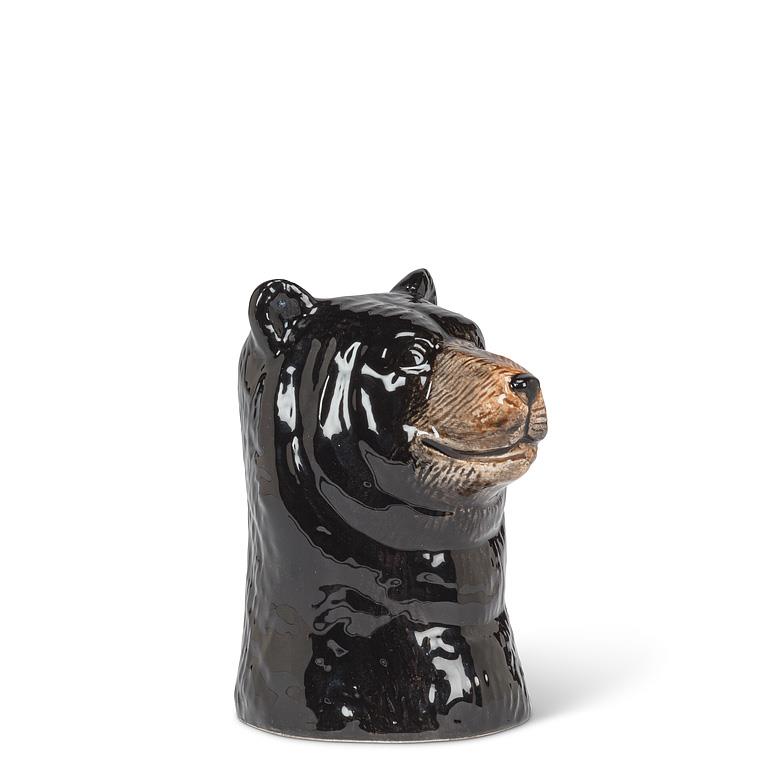 Black Bear Bud Vase