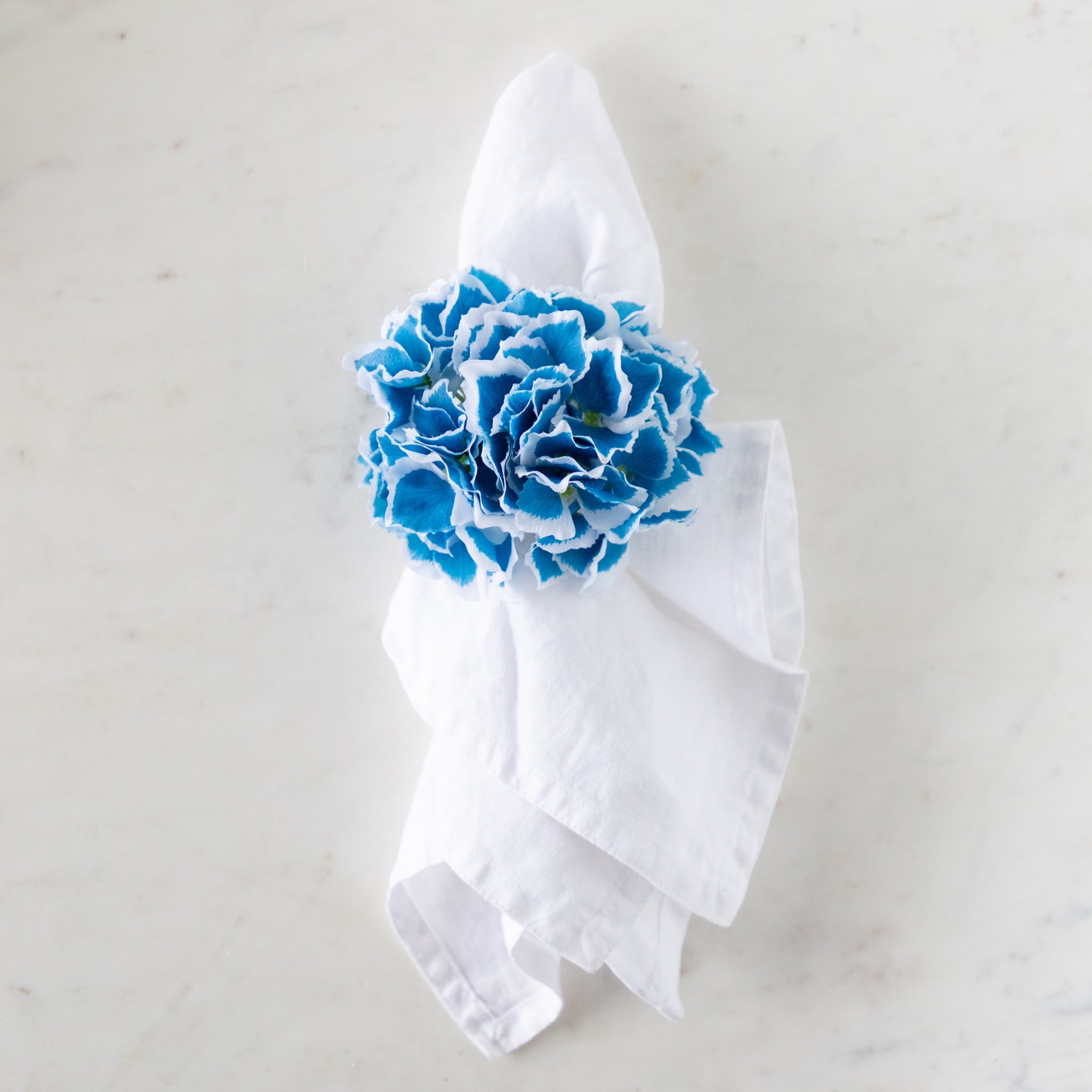 Border Hydrangea Napkin Ring