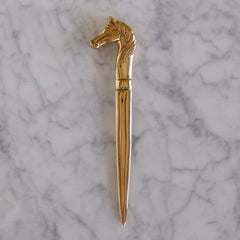 Brass Horse Head Letter Opener
