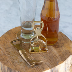 Brass Stirrup Bottle Opener
