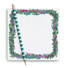 Colorful Wreath Chunky Square Notepad