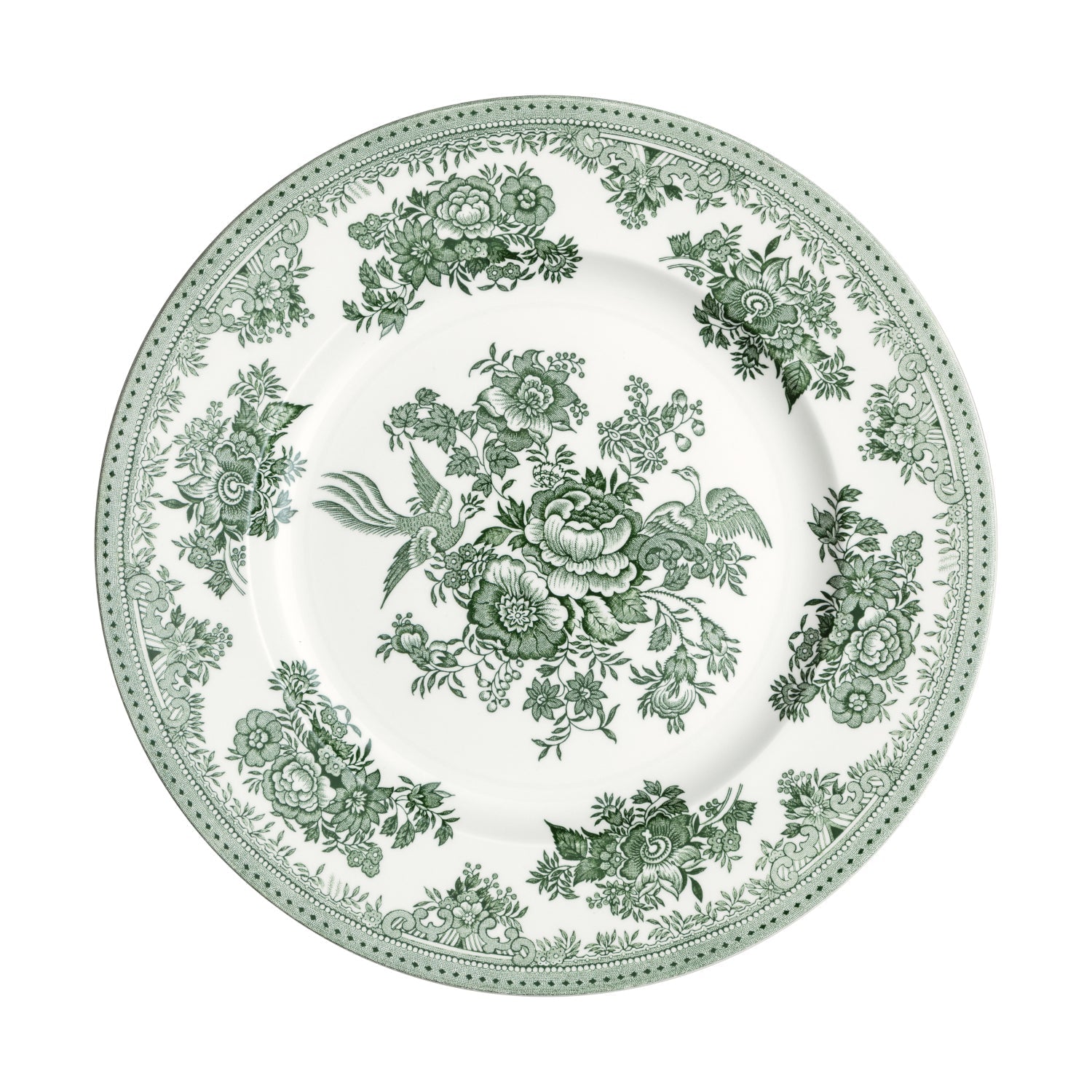Burleigh Dark Green Asiatic Pheasants Dinnerware