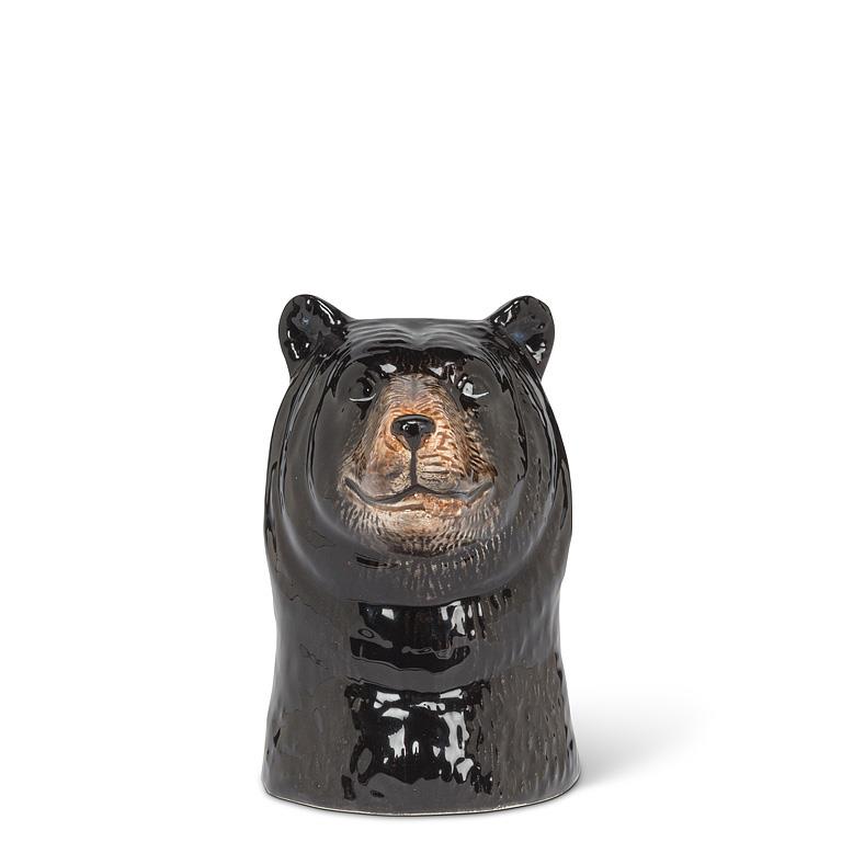 Black Bear Bud Vase