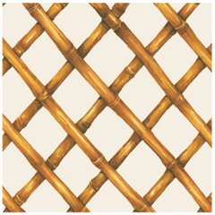 Bamboo Lattice Cocktail Napkins