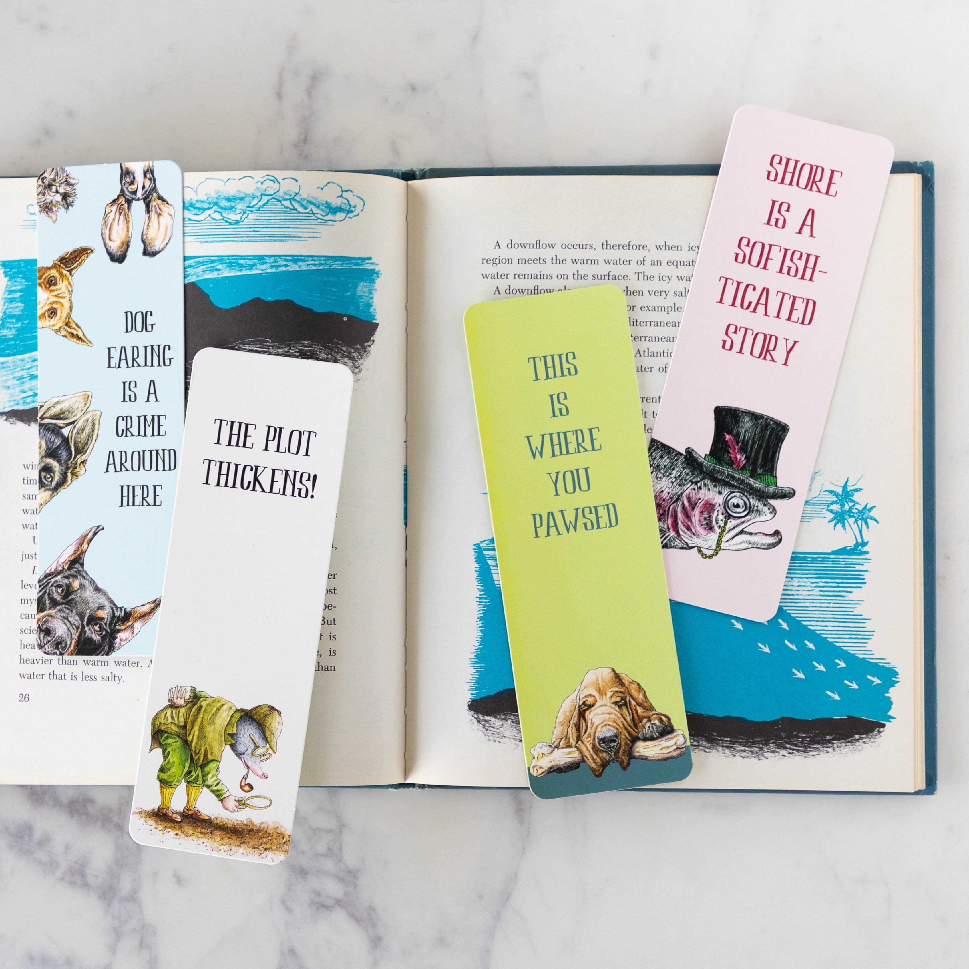 Avid Reader Bookmarks Set of 3