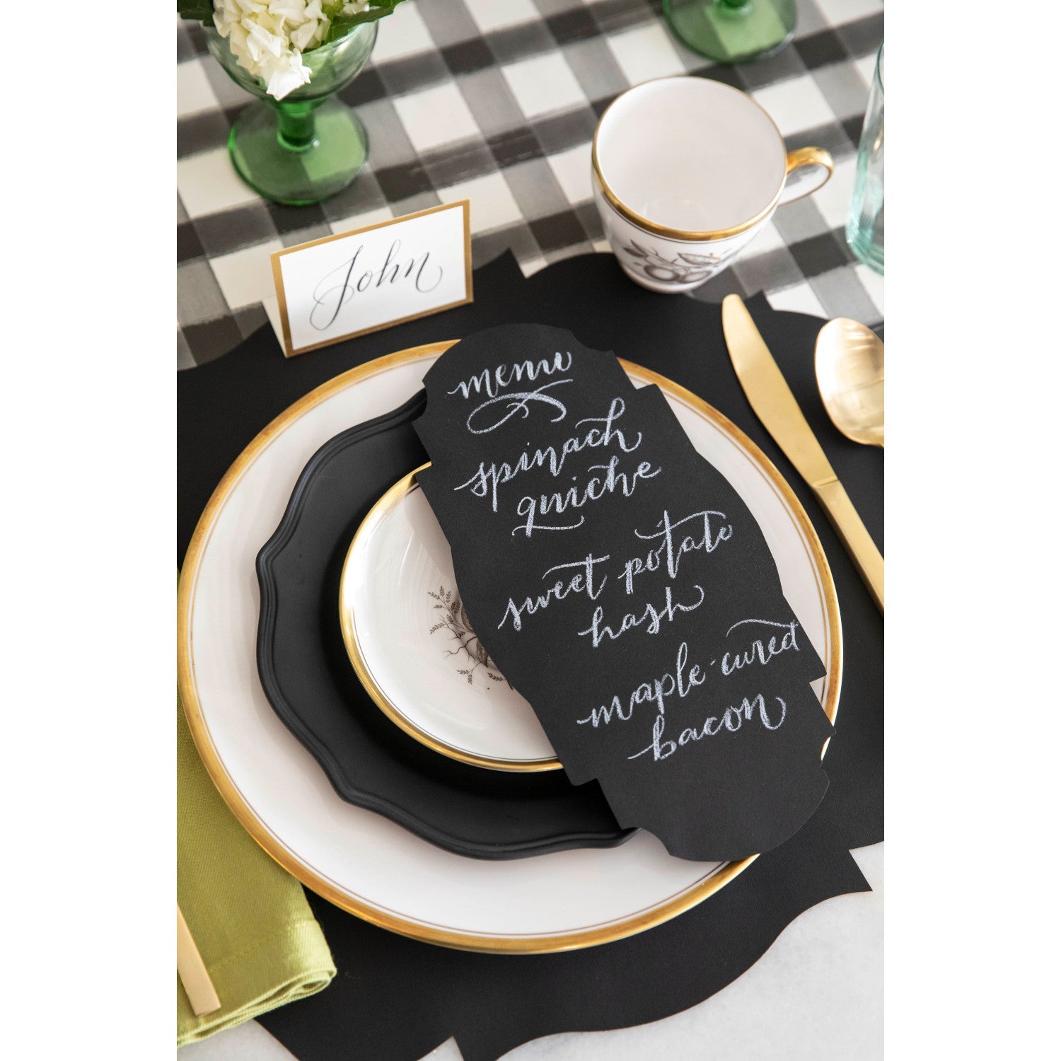 Black Frame Table Accent