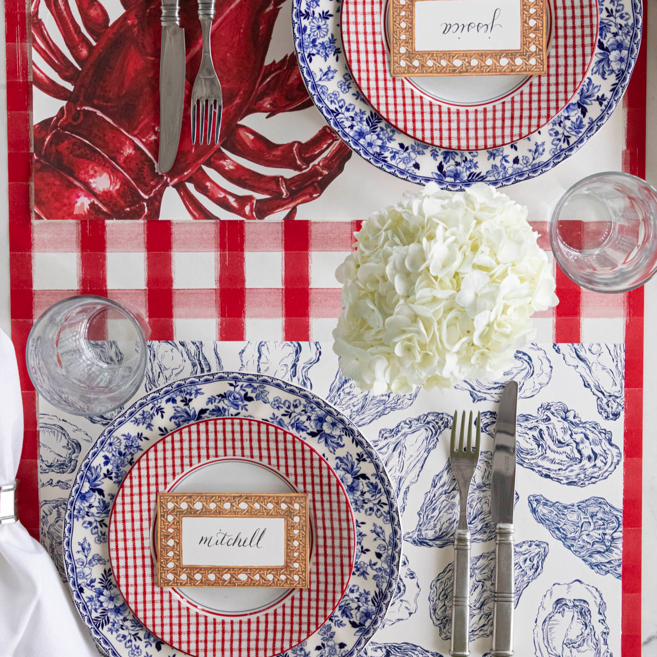 Blue Oyster Reef Placemat