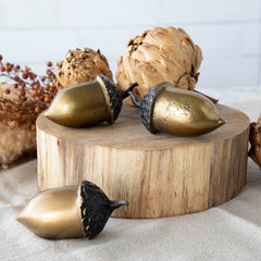 Brass Acorn
