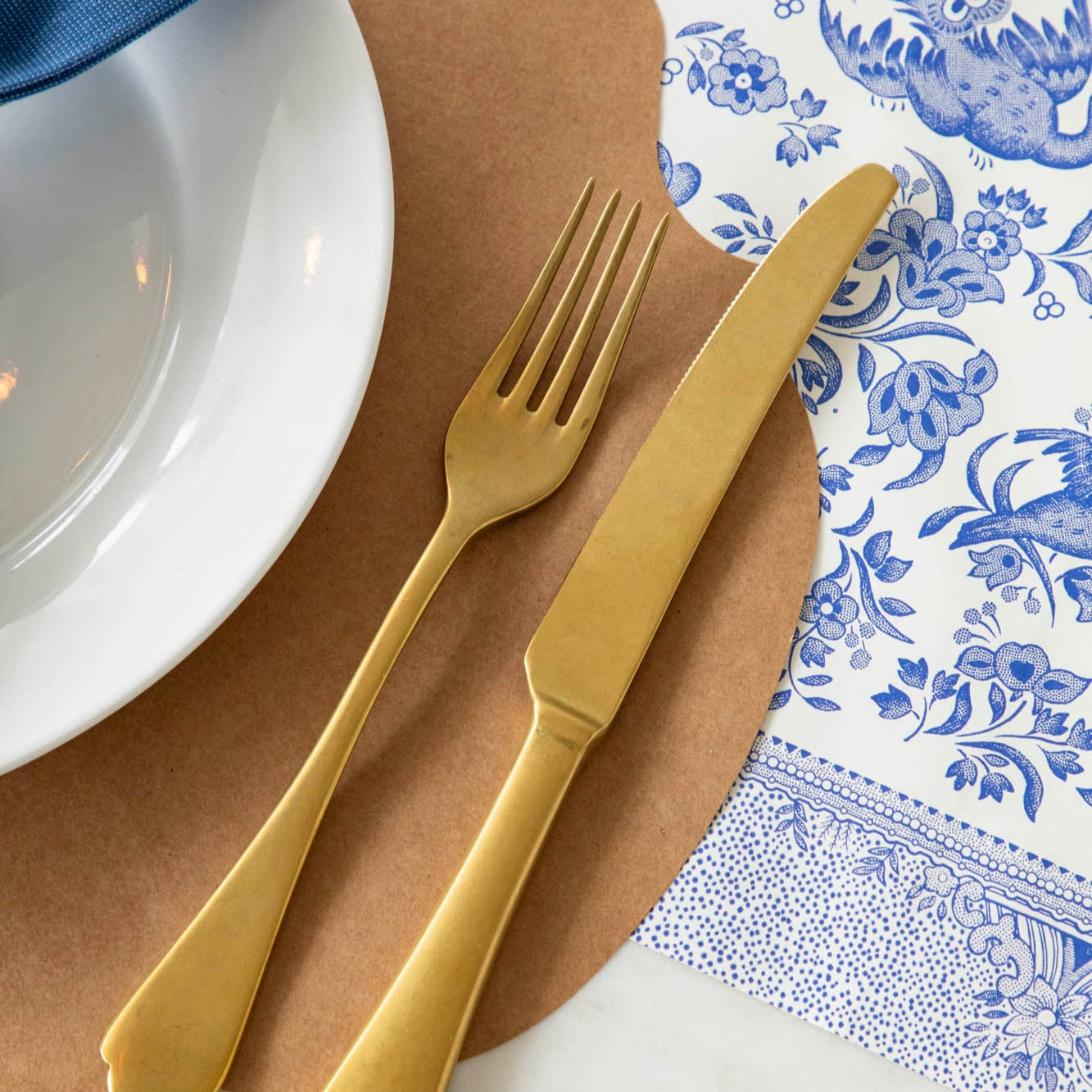 Blue Regal Peacock Runner