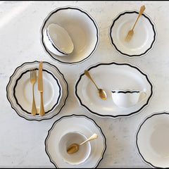 Black Icing on the Cake Dinnerware