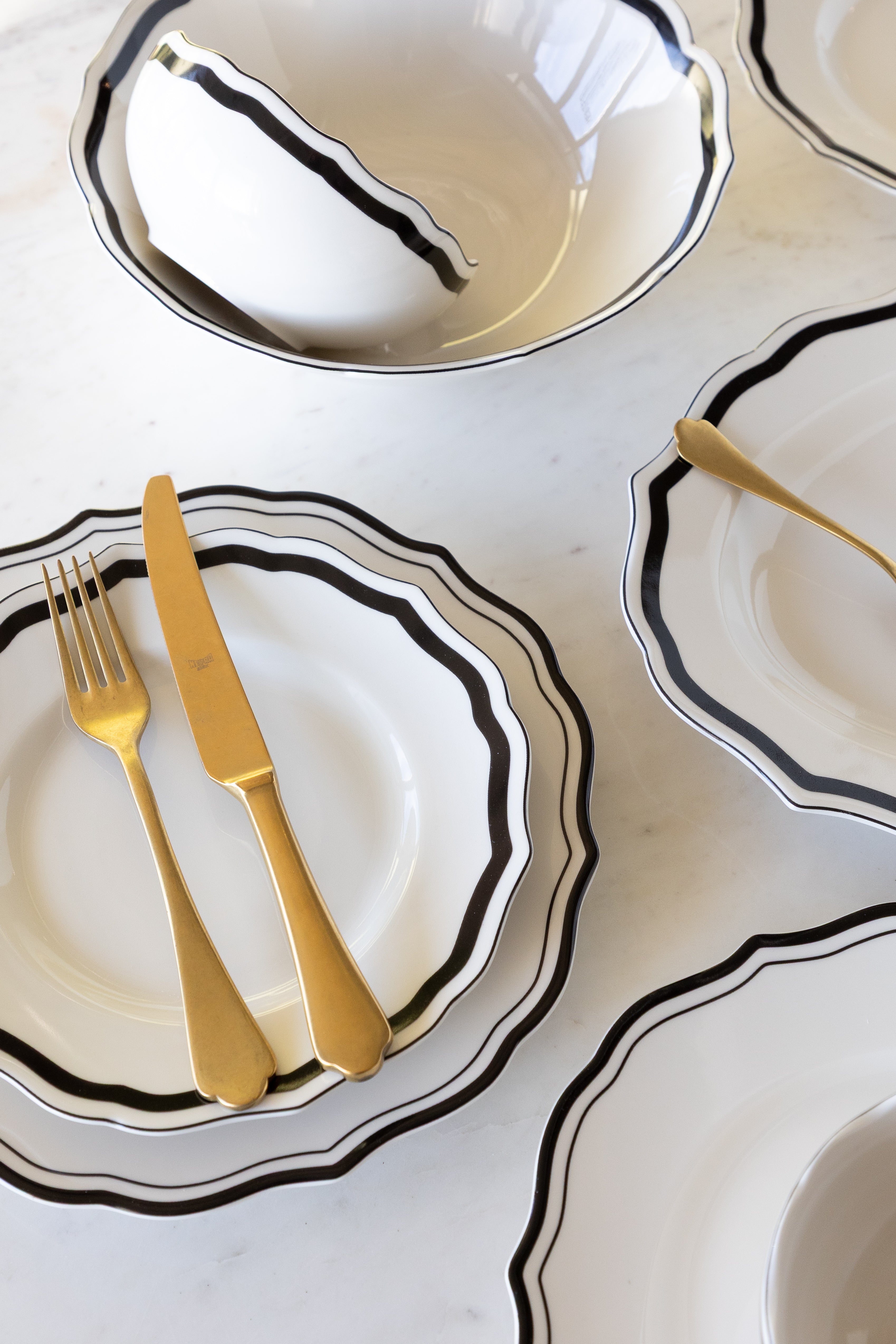 Black Icing on the Cake Dinnerware
