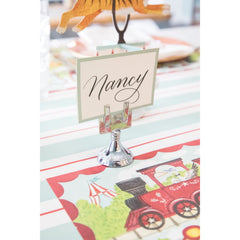 Chrome Place Card Holder