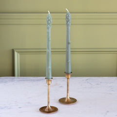 Asparagus Shaped Taper Candle, Set of 2