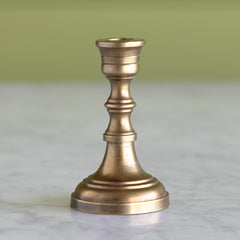 Antique Brass Aluminum Taper Candle Holder (Holds 1/2" Taper)
