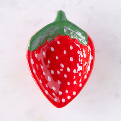 Ceramic Strawberry Shaped Dish