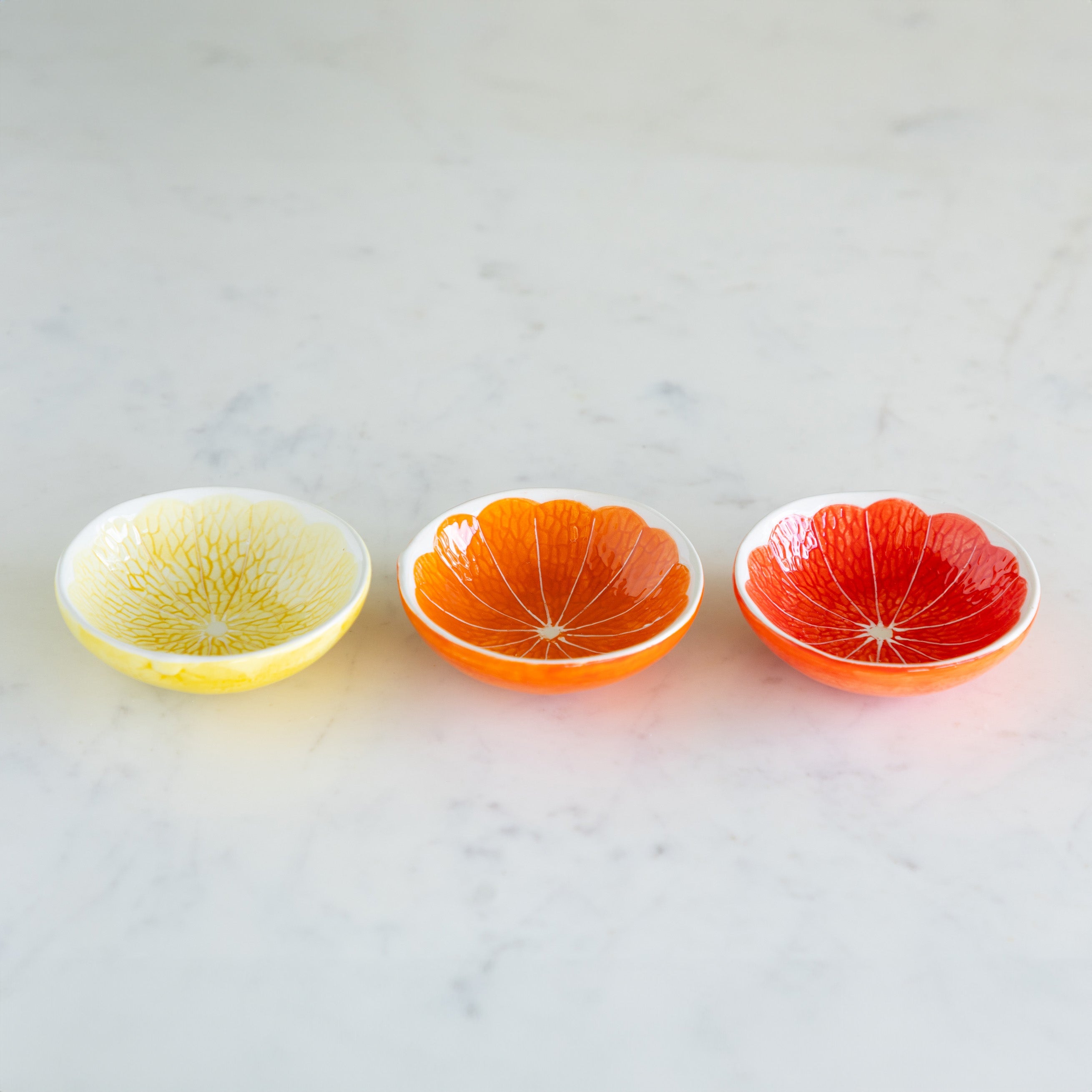 Ceramic Citrus Fruit Shaped Bowl
