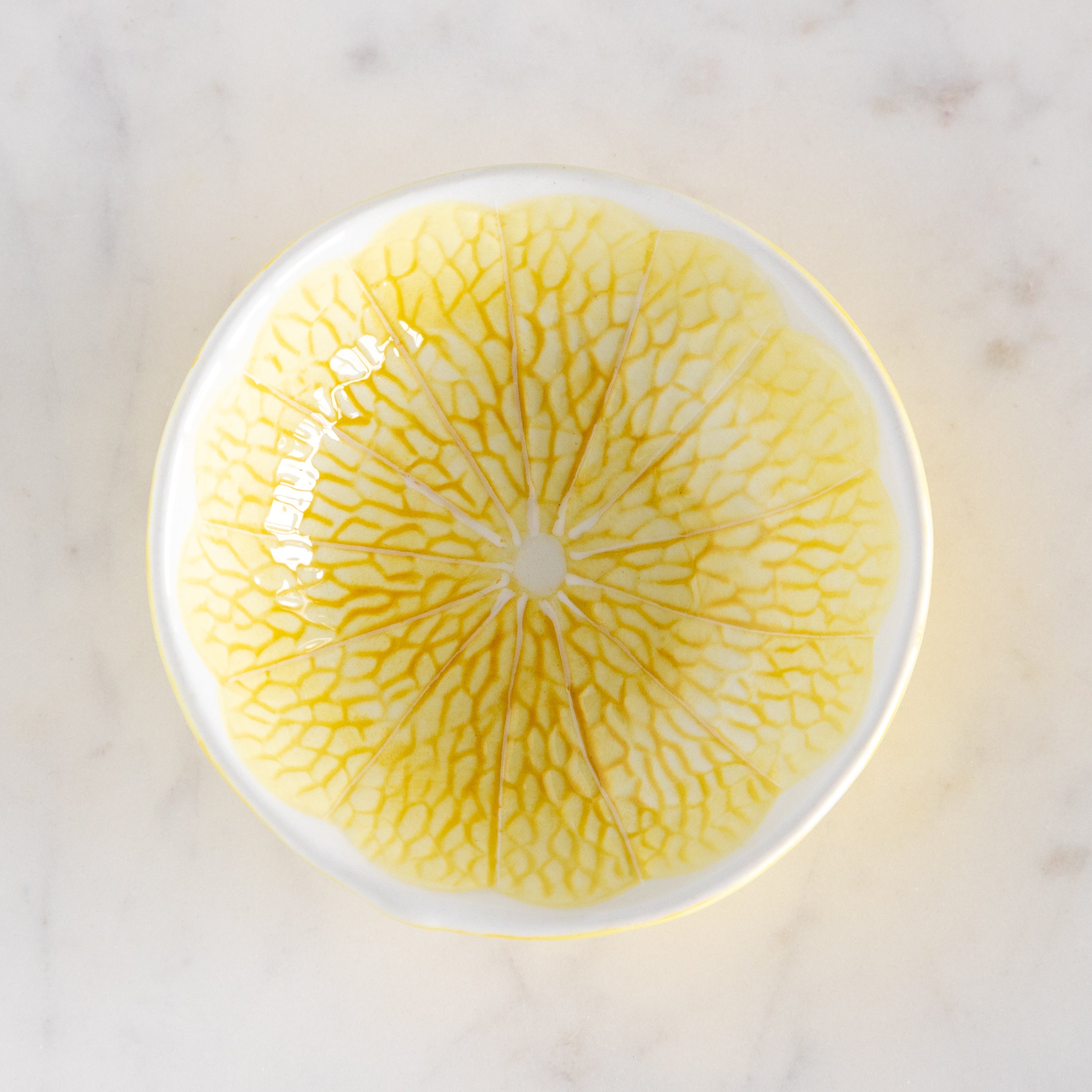 Ceramic Citrus Fruit Shaped Bowl