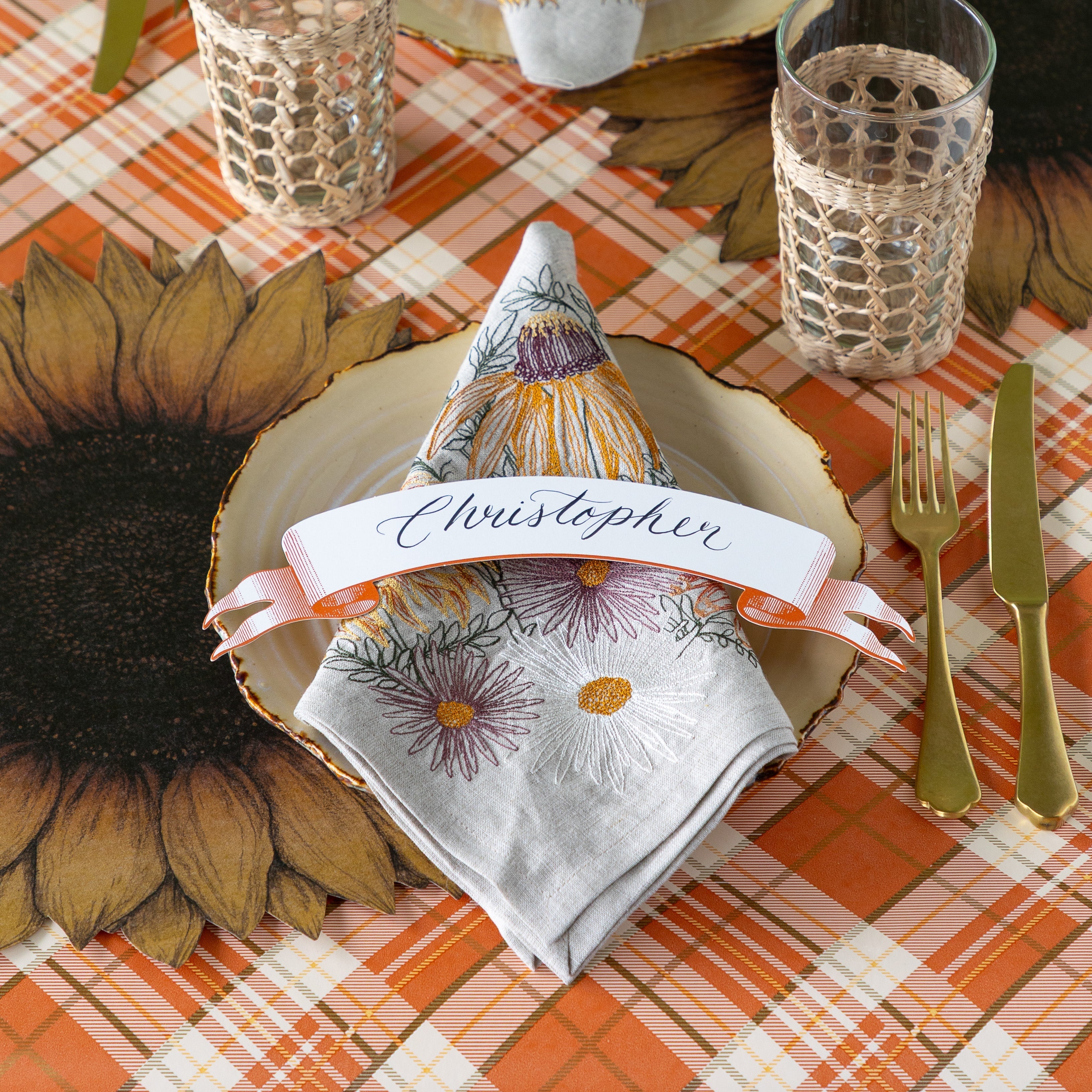 Blossoms Dinner Napkin