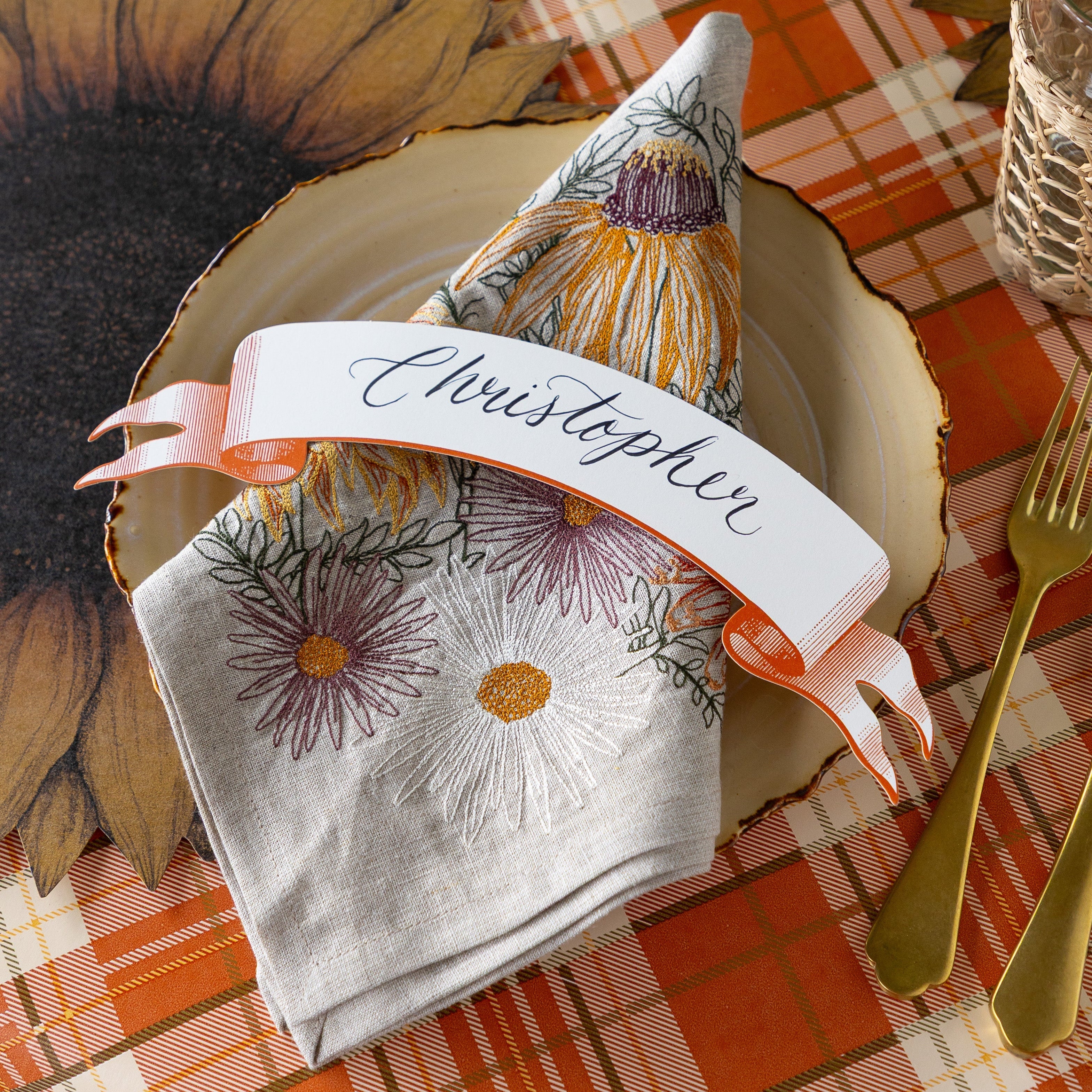 Blossoms Dinner Napkin