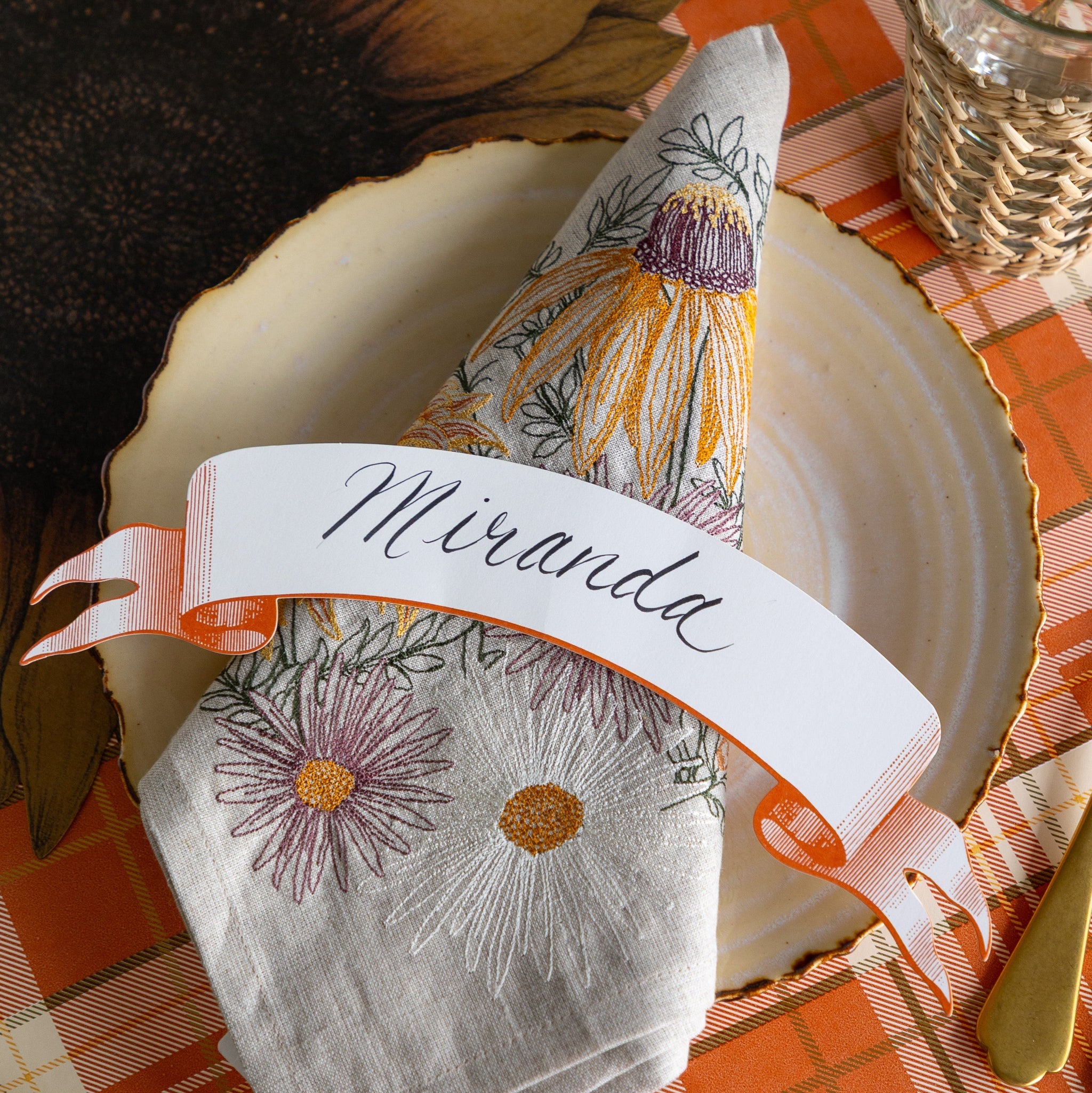 Blossoms Dinner Napkin