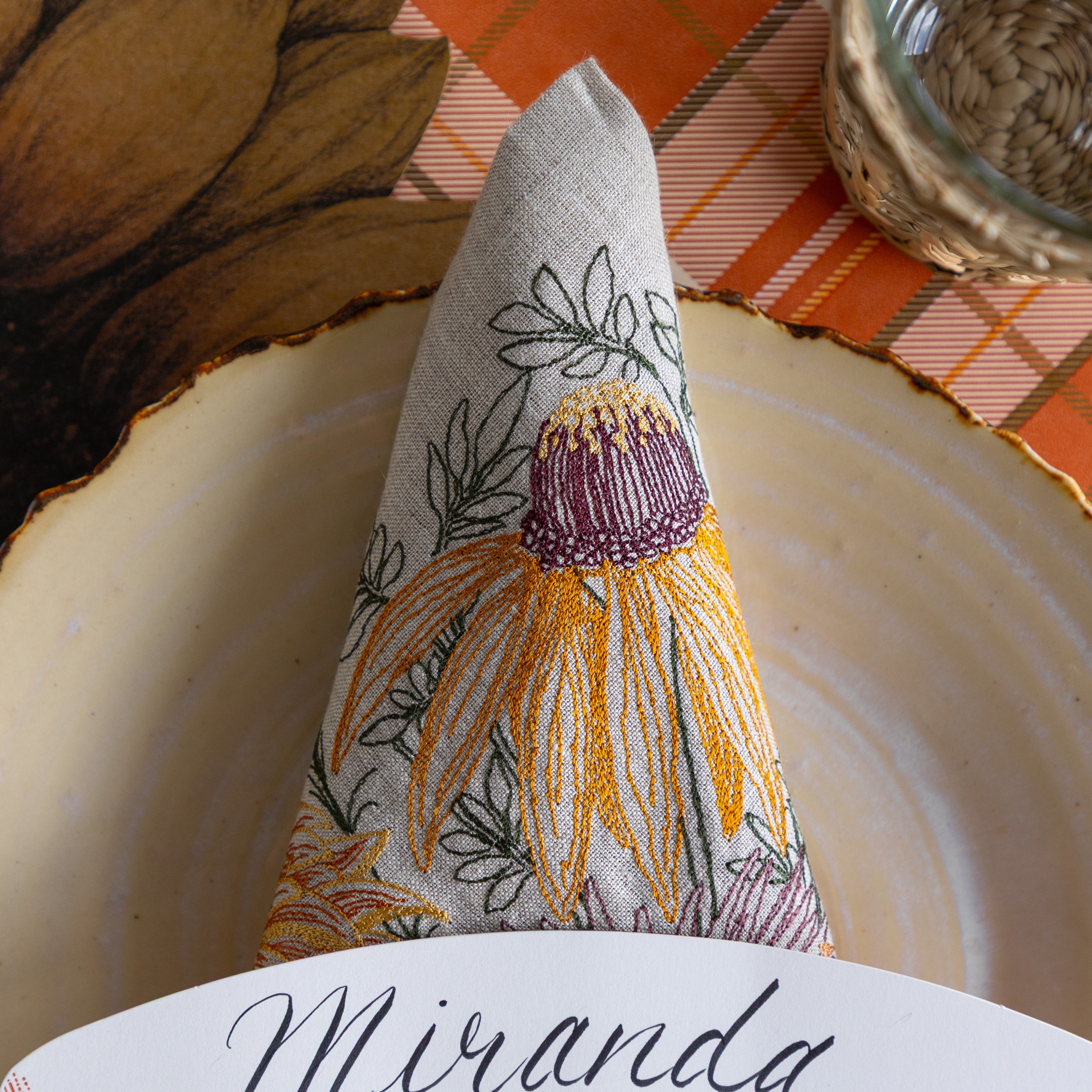 Blossoms Dinner Napkin