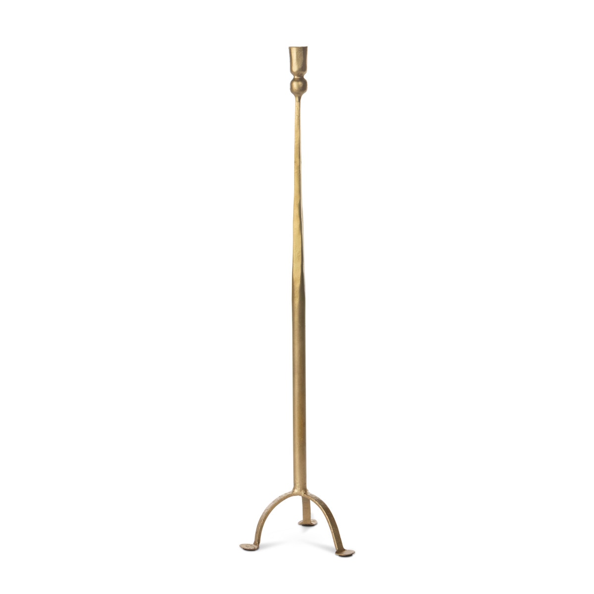 Antique Gold Iron Candlesticks