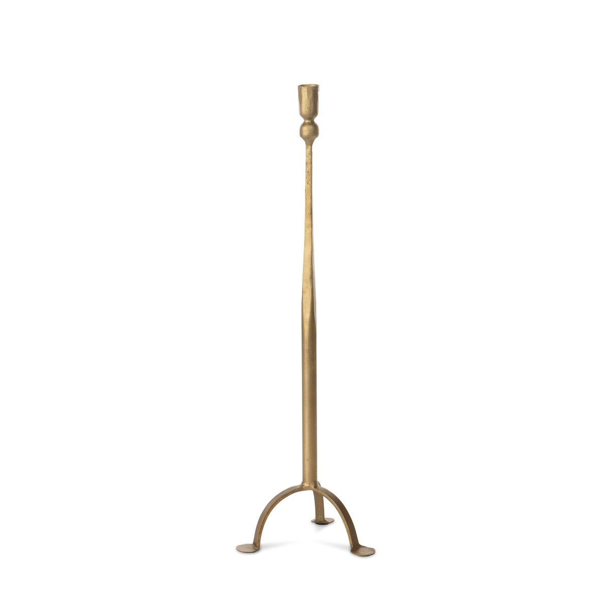 Antique Gold Iron Candlesticks