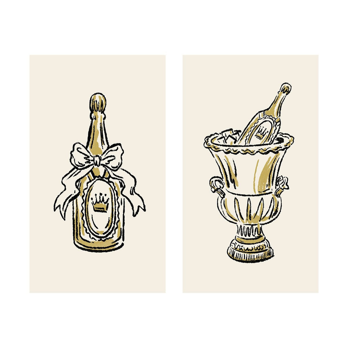 Champagne Tiny Notes